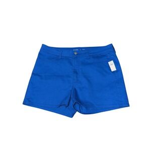 Old Navy Shorts Women 14 Blue High-Rise Wow 3 Inch Inseam Stretch NWT